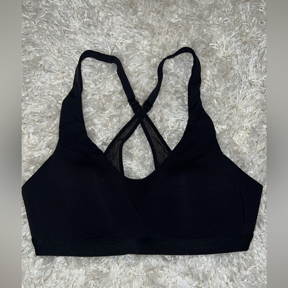 Lululemon black bra mesh straps with hook and eye clasps - Picture 1 of 3